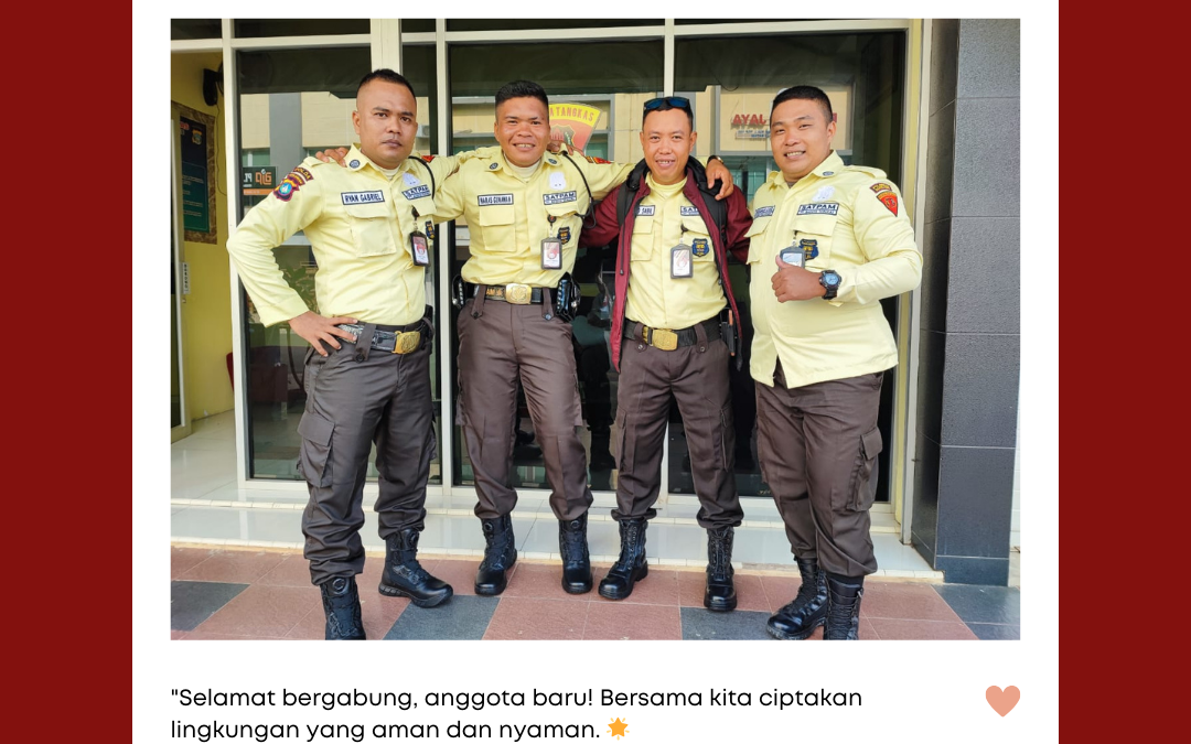 Anggota security baru PT. Nagoya Tangkas